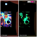 "Merlin" UV-Blacklight & Glow-In-The-Dark Womens T-shirt